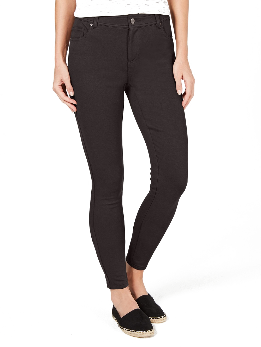 Style & Co Women's Ultra-Skinny Ponté-Knit Pants Size 16"