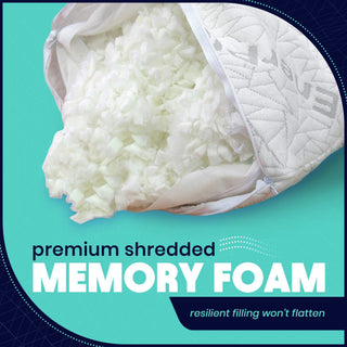 Memory Foam Pillows - King Size 2 Pack