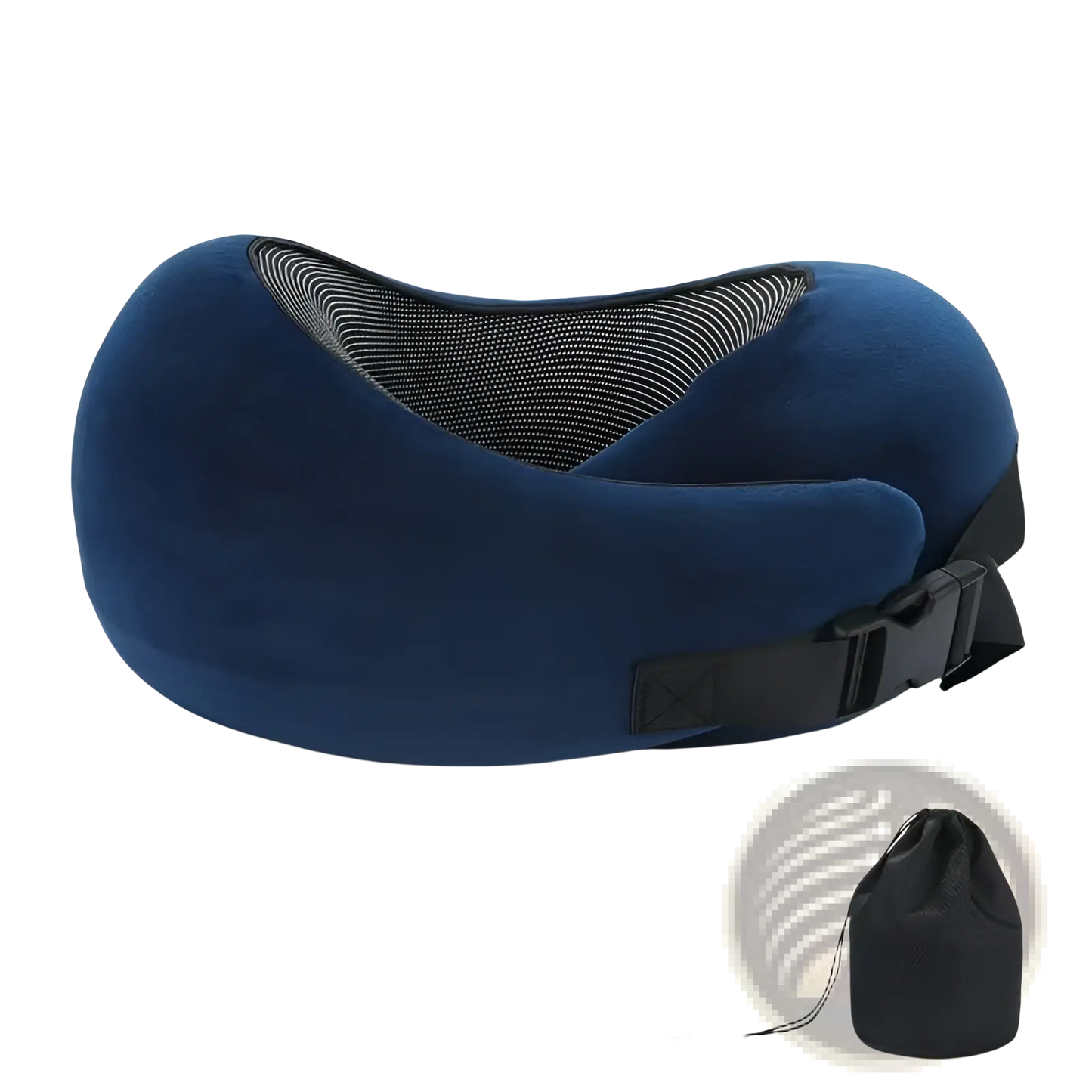 Memory Foam Travel Neck Pillow Adjustable Support