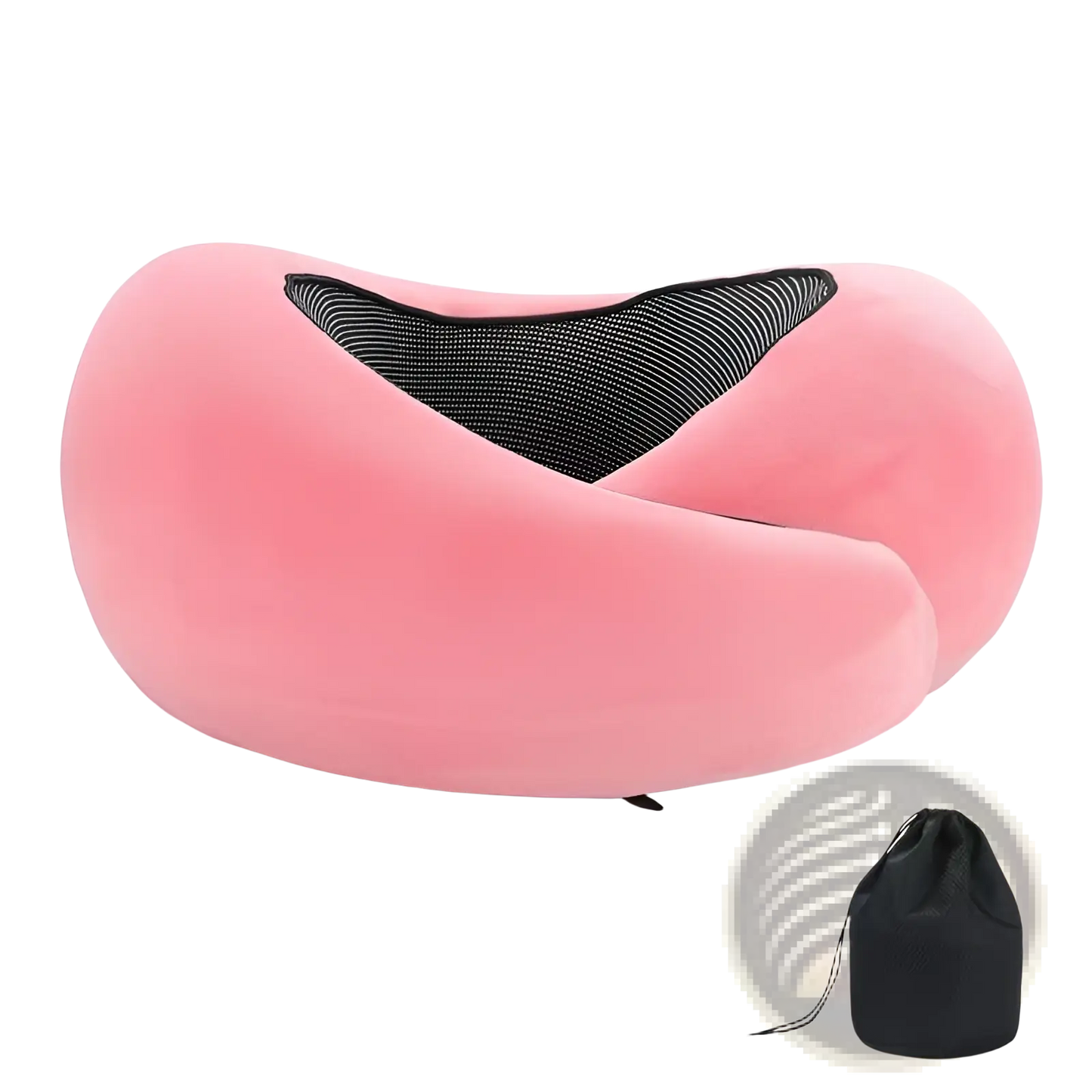 Memory Foam Travel Neck Pillow Adjustable Support