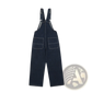 Men Embroidered Dark Blue Denim Overalls