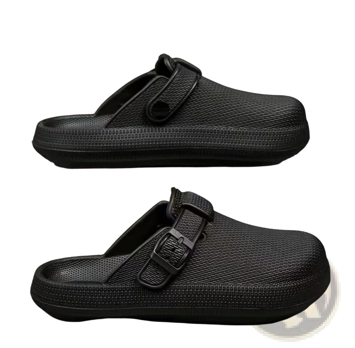 Men Lightweight Mesh Clog Slippers with Adjustable Straps