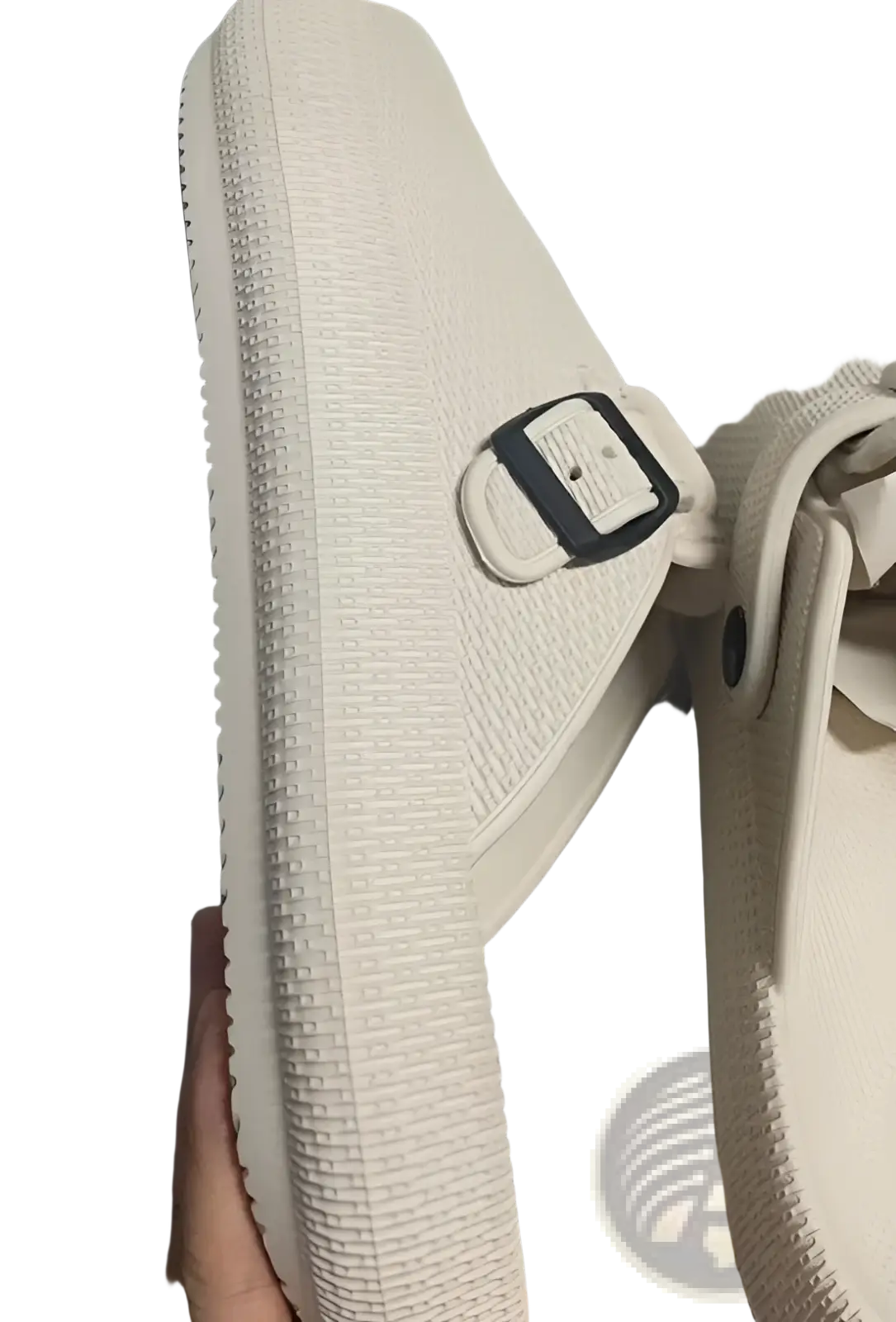 Men Lightweight Mesh Clog Slippers with Adjustable Straps