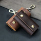 Men's Minimalist Leather Wallet and Key Organizer Case