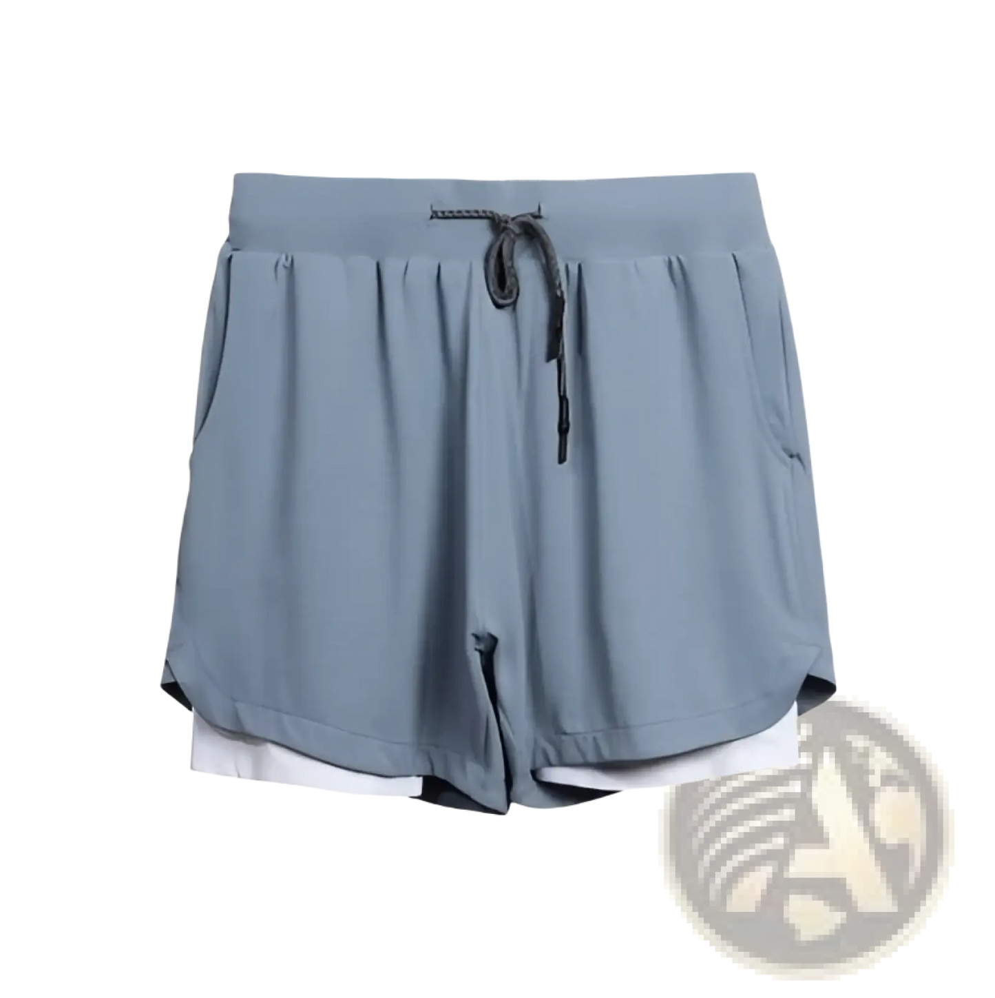 Men's 2-in-1 Breathable Quick Dry Athletic Training Shorts