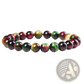 Men's 8mm Natural Tiger Eye and Gemstone Bead Bracelets