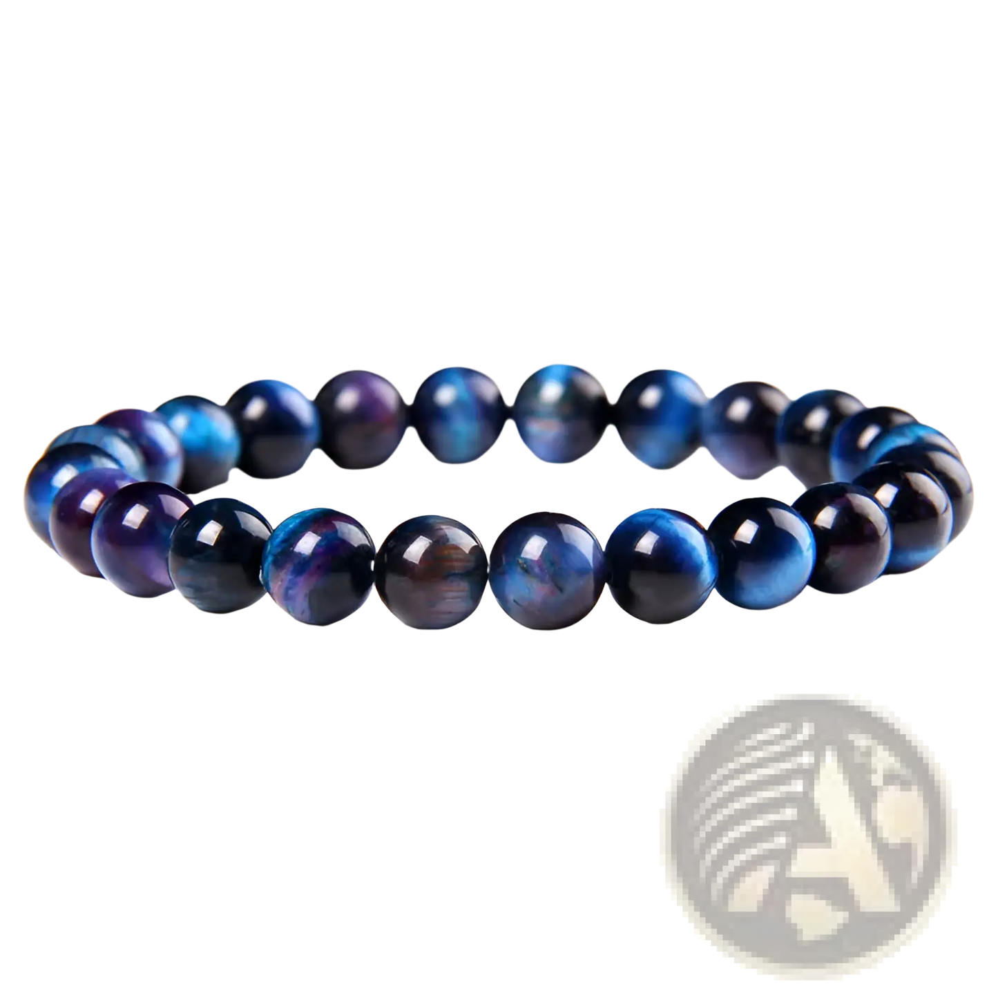 Men's 8mm Natural Tiger Eye and Gemstone Bead Bracelets