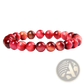 Men's 8mm Natural Tiger Eye and Gemstone Bead Bracelets