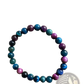 Men's 8mm Natural Tiger Eye and Gemstone Bead Bracelets