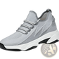 Men's Air Cushion Running Shoes Black Mesh Sneakers