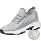 Men's Air Cushion Running Shoes Black Mesh Sneakers