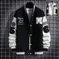Men's Urban Letter Print Streetwear Varsity Jacket