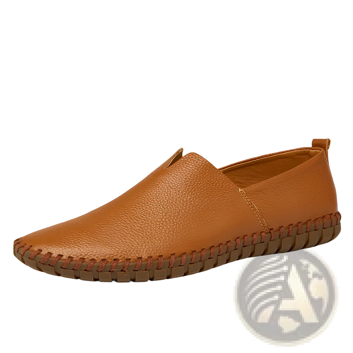 Men's Breathable Leather Driving Loafers in Large Sizes