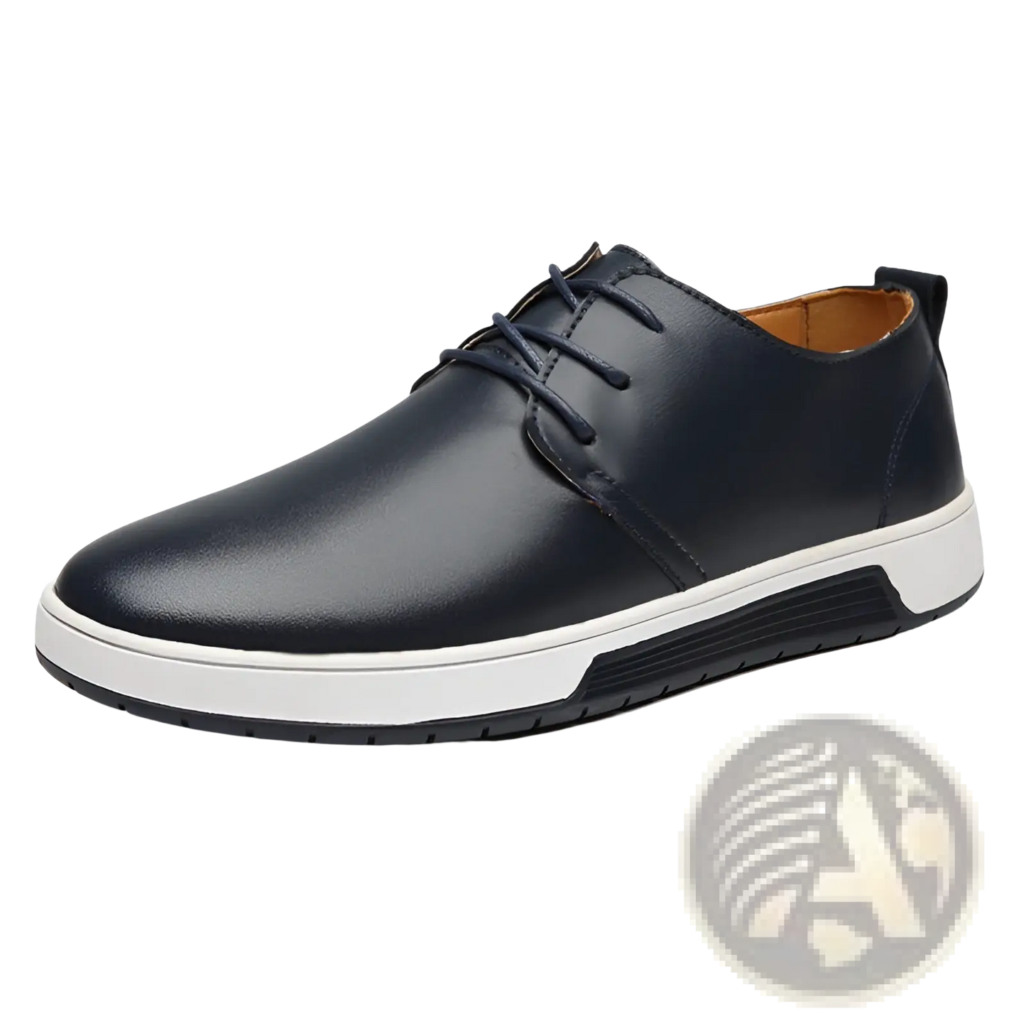 Men's Breathable Leather Sneakers Non-slip Shoes