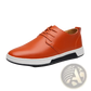 Men's Breathable Leather Sneakers Non-slip Shoes