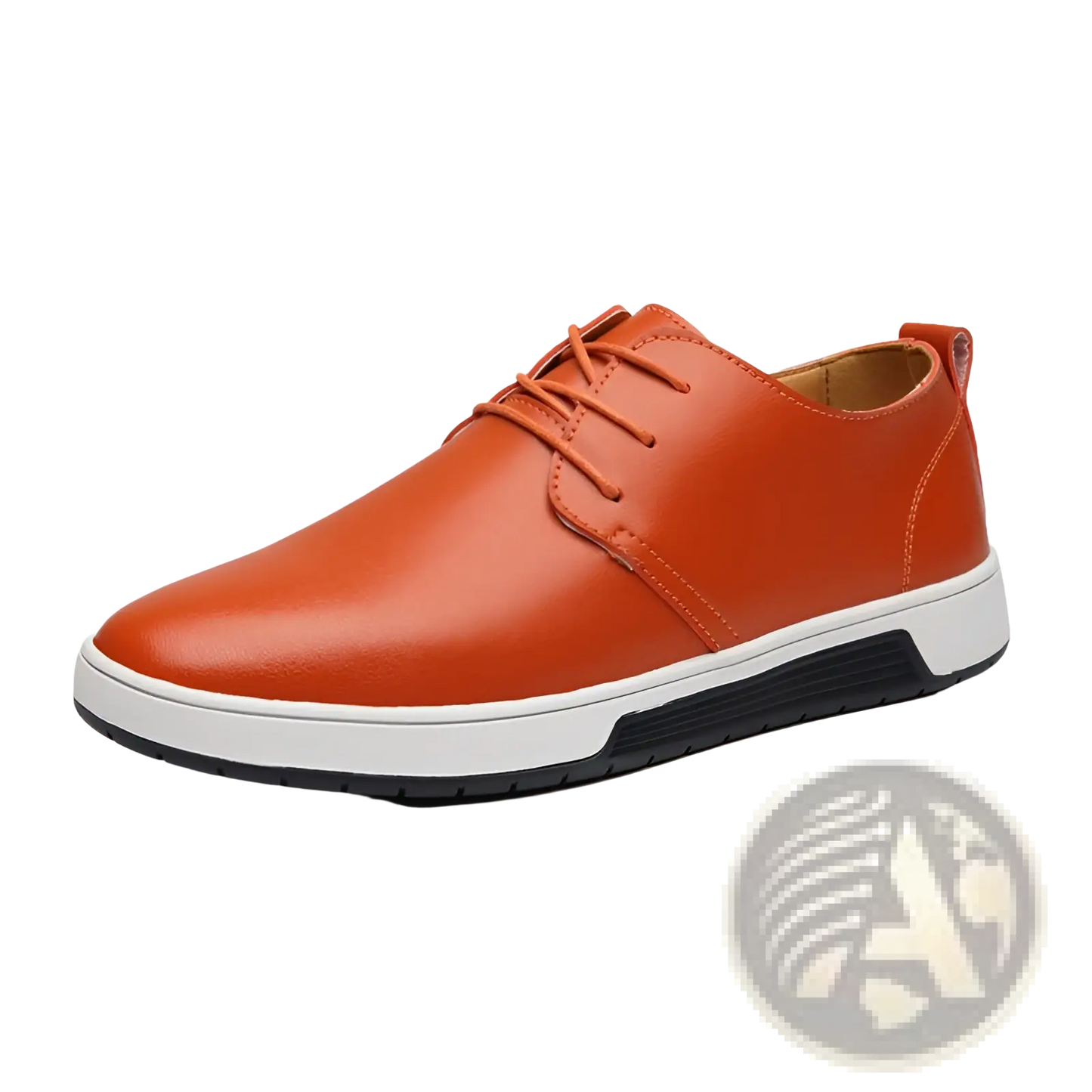 Men's Breathable Leather Sneakers Non-slip Shoes