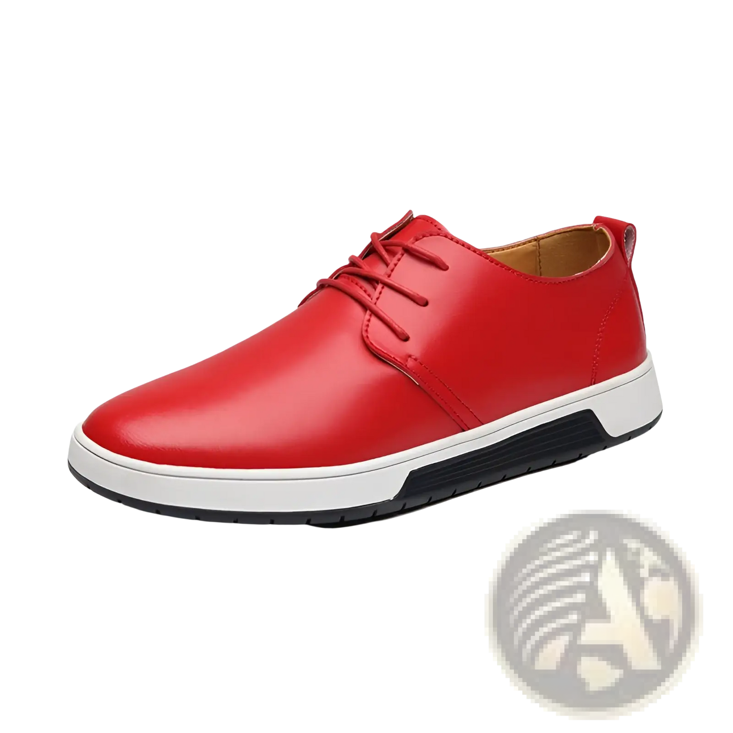 Men's Breathable Leather Sneakers Non-slip Shoes