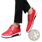 Men's Breathable Leather Sneakers Non-slip Shoes