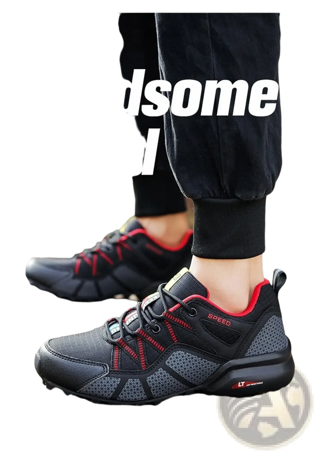 Men's Breathable Mesh Trail Running and Hiking Shoes