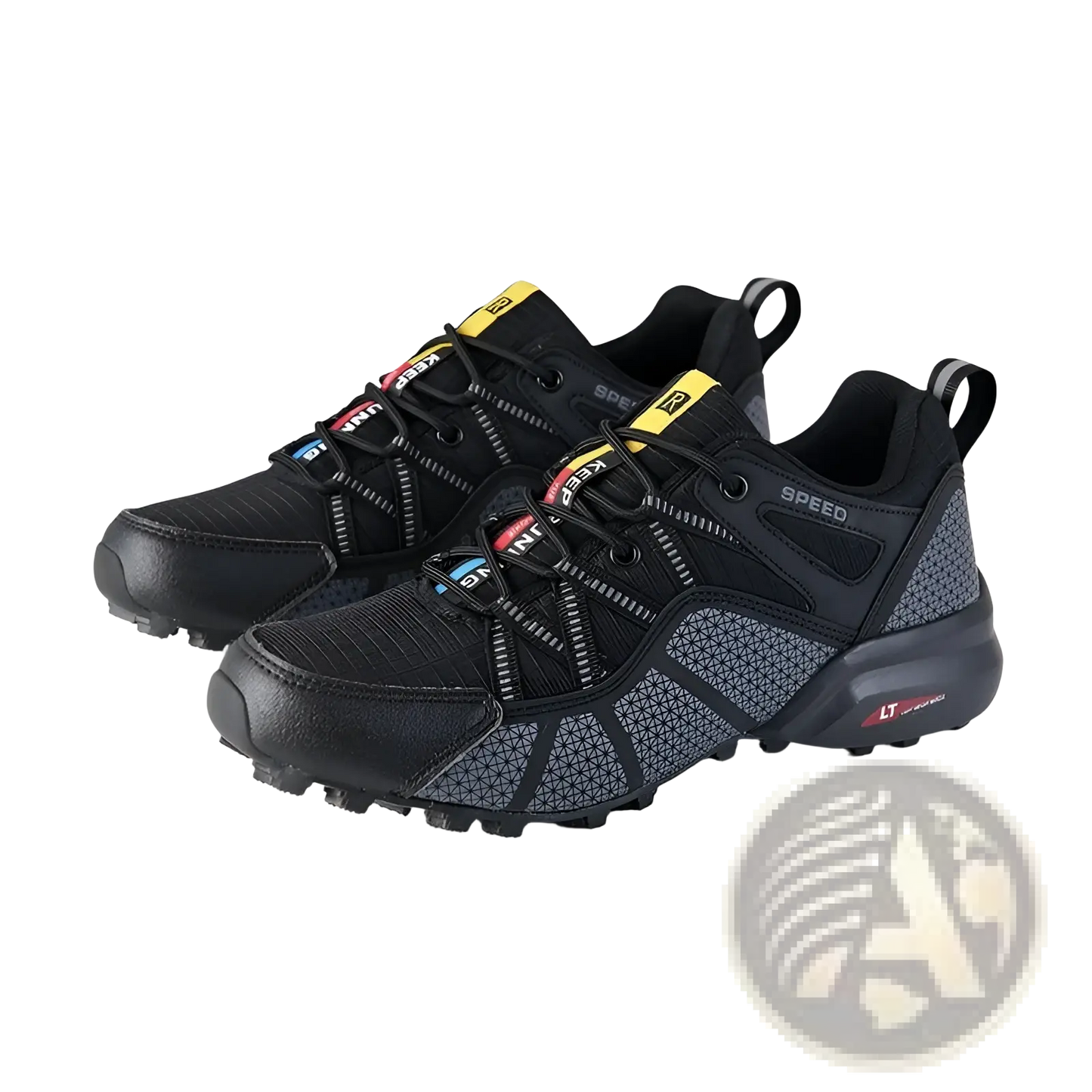 Men's Breathable Mesh Trail Running and Hiking Shoes