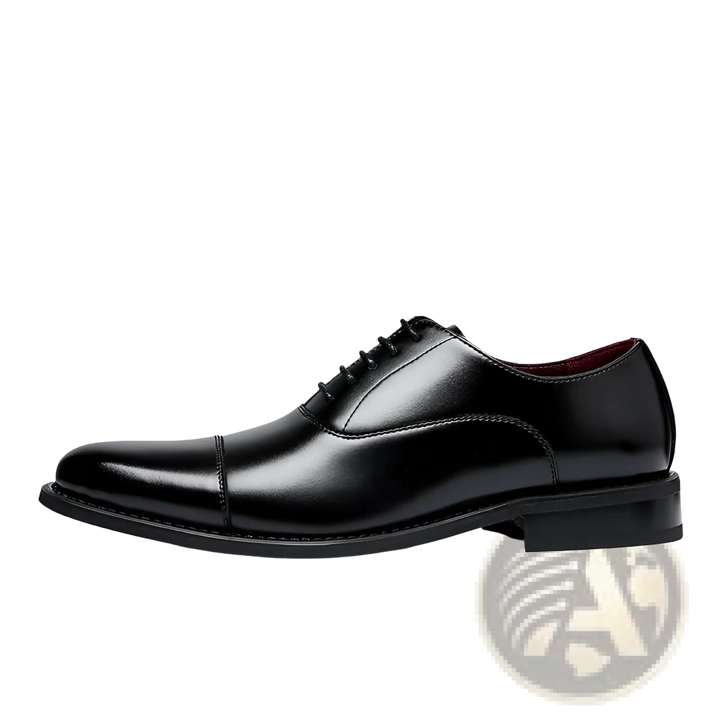 Men's British Leather Cap Toe 6cm Height Increasing Oxfords