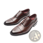 Men's British Leather Cap Toe 6cm Height Increasing Oxfords
