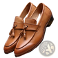 Men's British Retro Tassel Leather Loafers