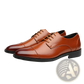 Men's British Style Pointed Toe Faux Leather Business Shoes