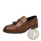 Men's Brogue Tassel Leather Loafers with Rubber Sole