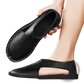 Men's Brown Genuine Leather Slip on Beach Sandals