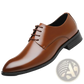 Men's Brown Leather Formal Dress Shoes