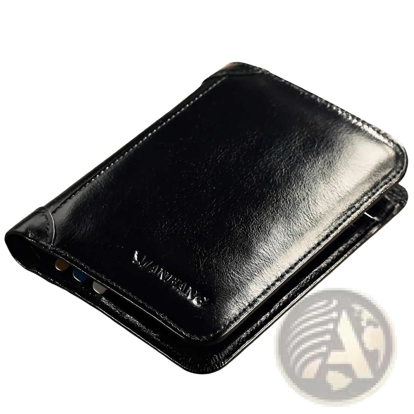 Men's Brown Leather Wallet with Card Slots