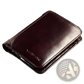 Men's Brown Leather Wallet with Card Slots