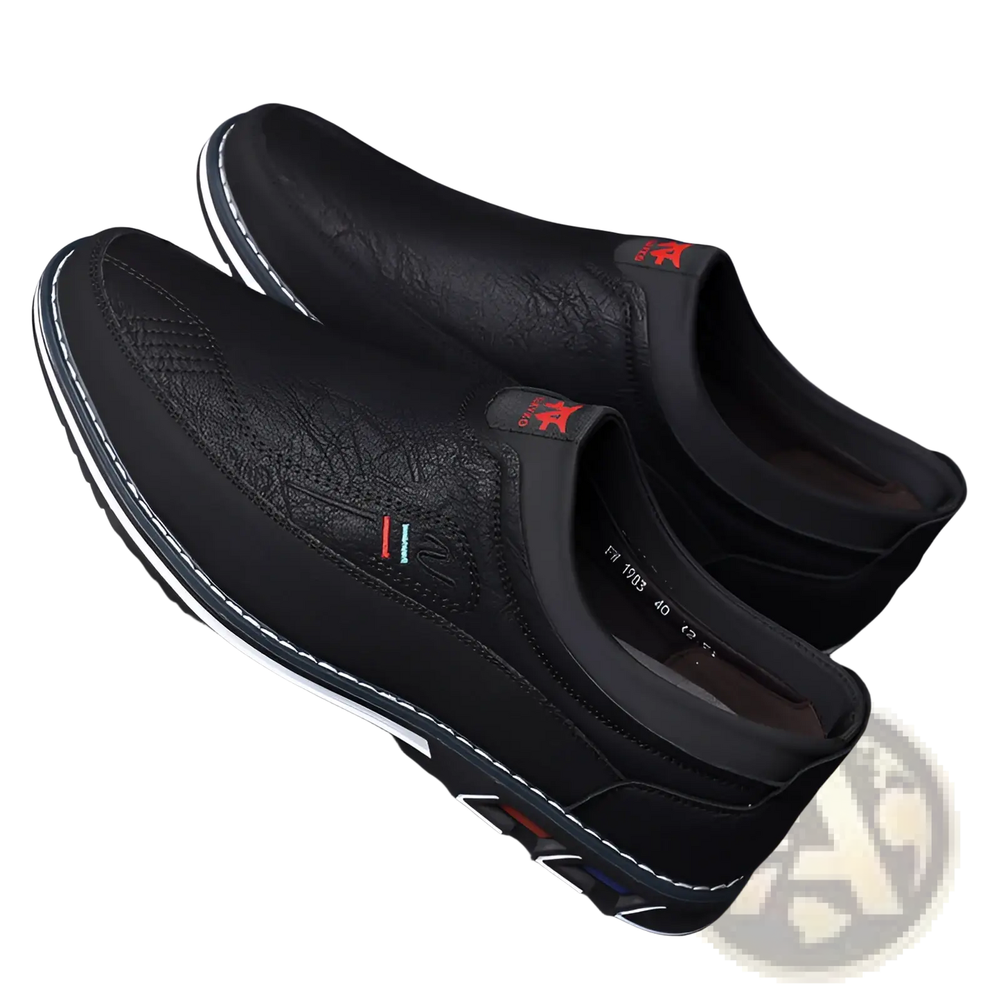 Men's Business Casual Leather Slip-on Loafers