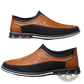 Men's Business Casual Leather Slip-on Loafers