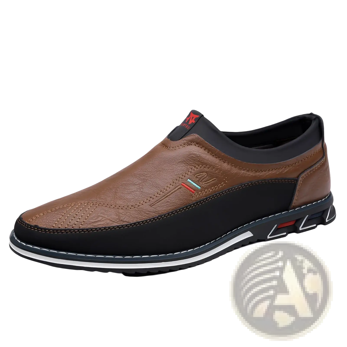 Men's Business Casual Leather Slip-on Loafers