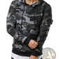 Men's Camouflage Slim Fit Hooded Sweater with Sleeve Pocket