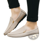Men's Canvas Slip on Loafers with Buckle Detail