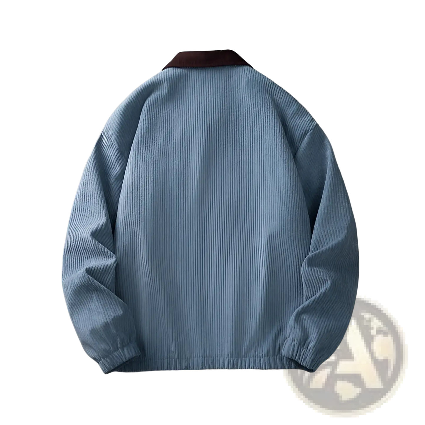 Men's Casual Embroidered Corduroy Zip Jacket