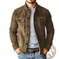 Men's Casual Faux Suede Slim Fit Motorcycle Jacket
