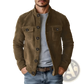 Men's Casual Faux Suede Slim Fit Motorcycle Jacket