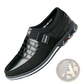 Men's Casual Leather Slip on Shoes Large Sizes
