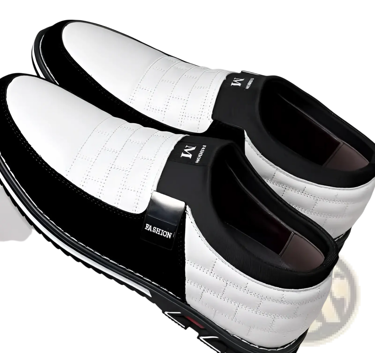 Men's Casual Leather Slip on Shoes Large Sizes