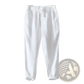 Men's Casual Plus Size Straight Fit Linen Joggers