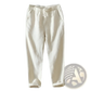 Men's Casual Plus Size Straight Fit Linen Joggers