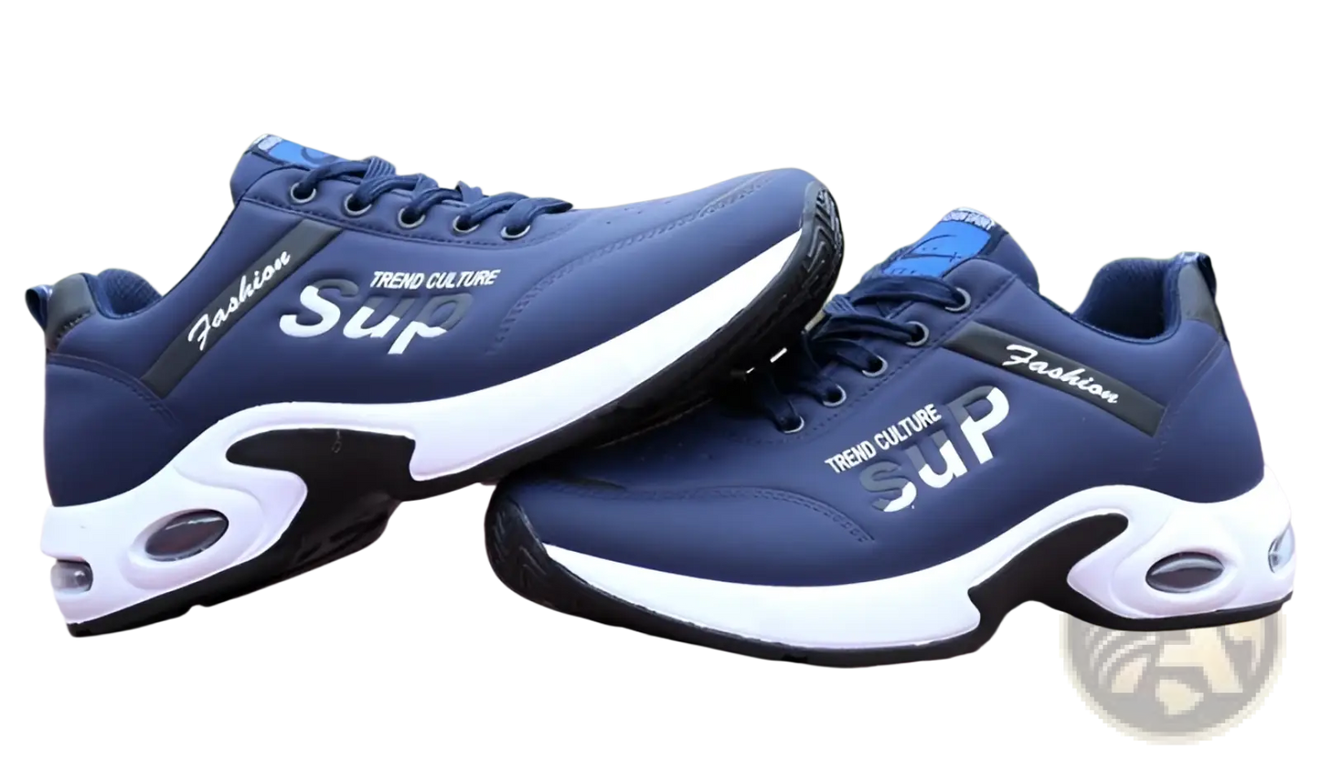Men's Casual Sportswear Leather Running Shoes