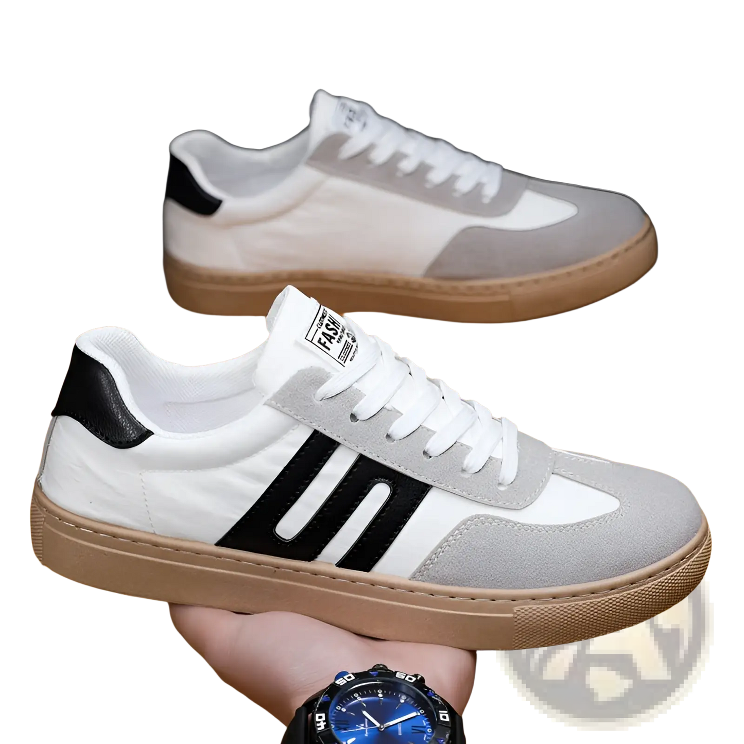 Men's Casual Suede Low Top Fashion Board Shoes