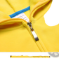 Men's Contrast Trim Fleece Zip Hoodie