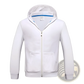 Men's Contrast Trim Fleece Zip Hoodie
