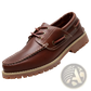 Men's Cowhide Leather Boat Shoes Casual Pumps